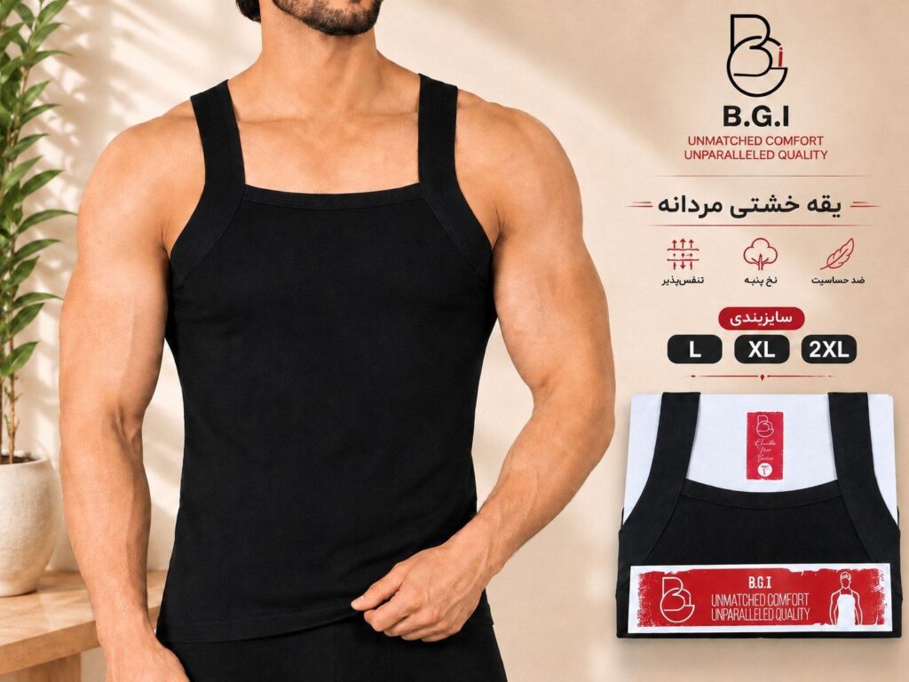 یقه خشتی مردانه BGI